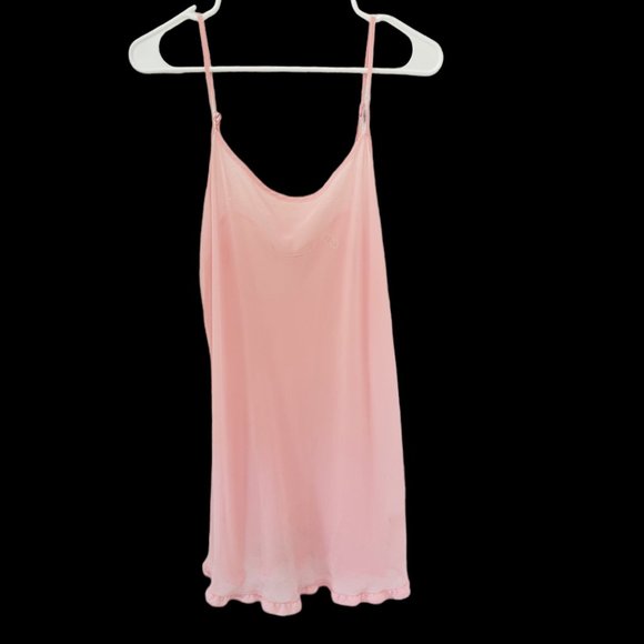 Women's Victoria’s Secret vintage Beautiful MEDIUM Slip/chemise Pink 1990's - Picture 6 of 6
